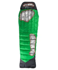 SAC DE COUCHAGE GRASSHOPPER 400 DUVET LONG - GAUCHE - VERT VALANDRE