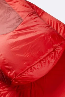 Sac de couchage synthétique Solar Eco 3 REG Oxblood Red Rab
