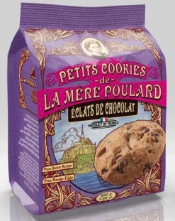 SACHET COOKIES ECLATS CHOCOLAT 200G MERE POULARD