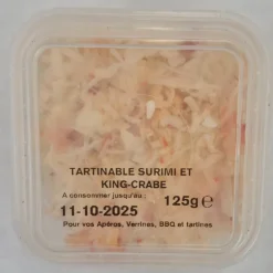 SALADE AU SURIMI KING CRABE 125G