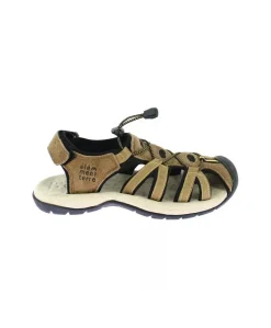 SANDALE FEMME ARPIN MARRON/NOIR | ELEMENTERRE
