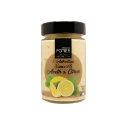 SAUCE ANETH CITRON VERT 180G POTIER