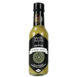 SAUCE PIMENT CURRY VERT 150ML SAVOR & SENS