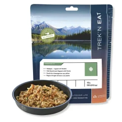 Sauté de champignons et soja aux pâtes - TREK'N EAT