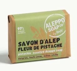 SAVON D'ALEP 100G CORPS ET VISAGE FLEUR DE PISTACHE TADE
