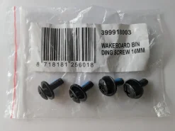 Set de 4 vis pour chausse wakeboard MAZE 16 mm pour M6 JOBE