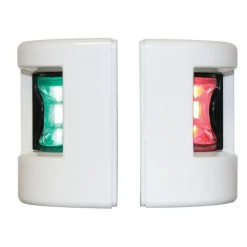 SET FEUX BABORD-TRIBORD LATÉRAL 112.5°LED - NOIR OU BLANC - LALIZAS
