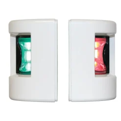 SET FEUX BABORD-TRIBORD LATÉRAL 112.5°LED - NOIR OU BLANC - LALIZAS