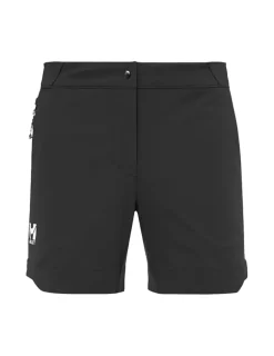 Short de randonnée Femme UBIC STRETCH SHORT W BLACK - NOIR MILLET