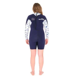 Shorty de longe-côte manches longues femme 3/2 mm MELLOW SEA ANFIBI