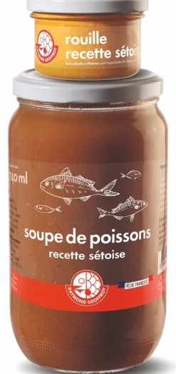 SOUPE POISSONS SETOISE 780G + ROUILLE 90G RG RAYMOND GEOFFROY
