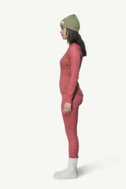 Sous-vêtement Merinos Femme DUO ACTIVE MERINO 205 SHIRT WMN MARSALA DEVOLD