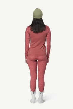 Sous-vêtement Merinos Femme DUO ACTIVE MERINO 205 SHIRT WMN MARSALA DEVOLD