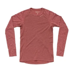 Sous-vêtement Merinos Femme DUO ACTIVE MERINO 205 SHIRT WMN MARSALA DEVOLD