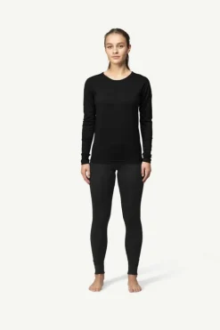 Sous-vêtement Merinos Femme BREEZE PLUS MERINO 200 SHIRT WMN BLACK DEVOLD
