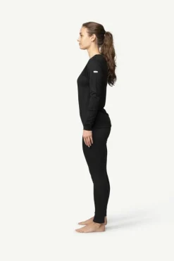 Sous-vêtement Merinos Femme BREEZE PLUS MERINO 200 SHIRT WMN BLACK DEVOLD