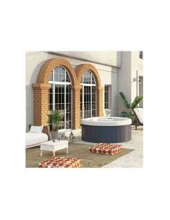 SPA ACRYLIQUE HALFMOON WAVE 3 4 PLACES