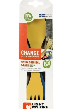 Spork Original - 2-pack - mustyyellow/hazyblue LIGHT MY FIRE