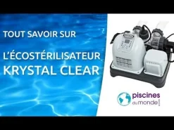STERILISATEUR AU SEL 17M3 QS400 KRYSTAL CLEAR INTEX