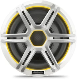 Subwoofer APOLLO à LED 12 po avec grille blanche édition Sports FUSION