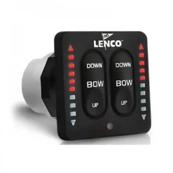 Tableau de contrôle double Lenco Standard avec LED - pour flaps simple verin - LENCO