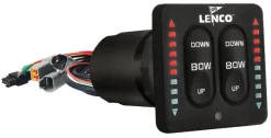 Tableau de contrôle double Lenco Standard avec LED - pour flaps simple verin - LENCO