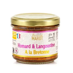 TARTINE DUO LANGOUSTINE & HOMARD A LA BRETONNE 90G BERNARD MAROT
