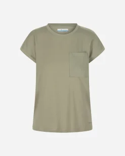 Tee shirt de randonnée Femme DANIELA FALLS SS SAFARI COLUMBIA