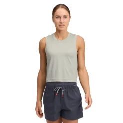 Tee shirt d'escalade Femme W CIRCUIT TANK Agave BLACK DIAMOND