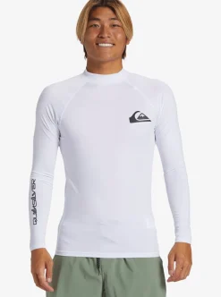 Tee-shirt LYCRA anti-UV UPF 50 manches longues homme EVERYDAY blanc QUIKSILVER