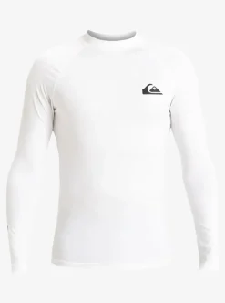 Tee-shirt LYCRA anti-UV UPF 50 manches longues homme EVERYDAY blanc QUIKSILVER