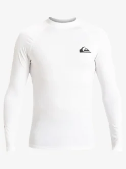 Tee-shirt LYCRA anti-UV UPF 50 manches longues homme EVERYDAY blanc QUIKSILVER
