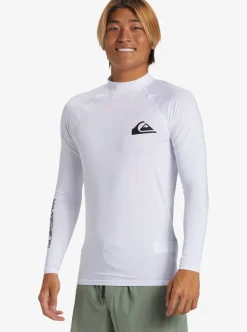 Tee-shirt LYCRA anti-UV UPF 50 manches longues homme EVERYDAY blanc QUIKSILVER