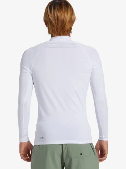 Tee-shirt LYCRA anti-UV UPF 50 manches longues homme EVERYDAY blanc QUIKSILVER
