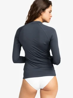Tee-shirt LYCRA anti-UV UPF 50+ manches longues femme WHOLE HEARTED mood indigo ROXY