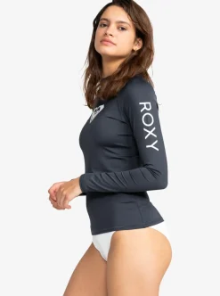 Tee-shirt LYCRA anti-UV UPF 50+ manches longues femme WHOLE HEARTED mood indigo ROXY