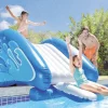 Toboggan gonflable pour piscine enterrée