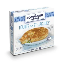 TOURTE AUX ST JACQUES 400 GR COMPAGNIE ARTIQUE