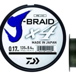 TRESSE DAIWA J-BRAID X4 270M VERT