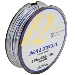 TRESSE DAIWA SALTIGA X12 BRAID EX MULTICOLORE 600M