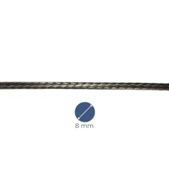 TRESSE DYNEEMA SK78 GRIS PRÉ-ÉTIRÉE A CHAUD - MEYER-SANSBOEUF