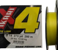 TRESSE IKARI X4 JAUNE 250M | POWERLINE