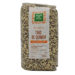 TRIO QUINOA 500G GRAIN DE FRAIS