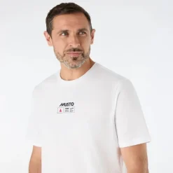 T-shirt Homme M FLAG SS WHITE MUSTO