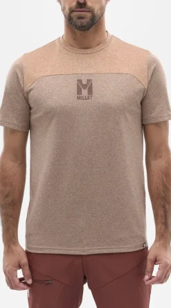 T-shirt Homme SENECA HEATHER TS SS M SPICE/CINNAMON MILLET