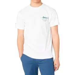 T-SHIRT MANCHES COURTES SALTY CREW BLUE ROGERS HOMME COULEUR WHITE | SALTY CREW