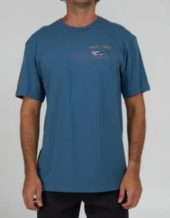 T-SHIRT MANCHES COURTES SALTY CREW BIG BLUE HOMME COULEUR SLATE | SALTY CREW