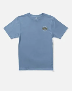 T-SHIRT MANCHES COURTES SALTY CREW BLUE CRABBER PREMIUM HOMME COULEUR QUARRY | SALTY CREW
