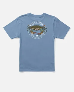 T-SHIRT MANCHES COURTES SALTY CREW BLUE CRABBER PREMIUM HOMME COULEUR QUARRY | SALTY CREW