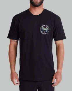 T-SHIRT MANCHES COURTES SALTY CREW BLUE CRABBER PREMIUM HOMME COULEUR BLACK | SALTY CREW